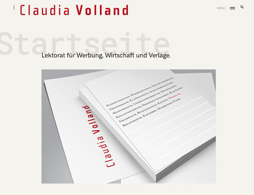 Vorschaubild Webseite C. Volland