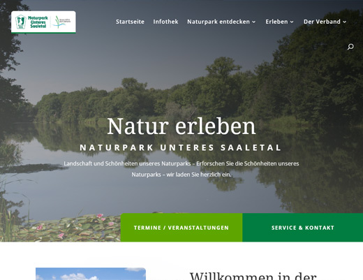Vorschaubild Webseite Naturpark